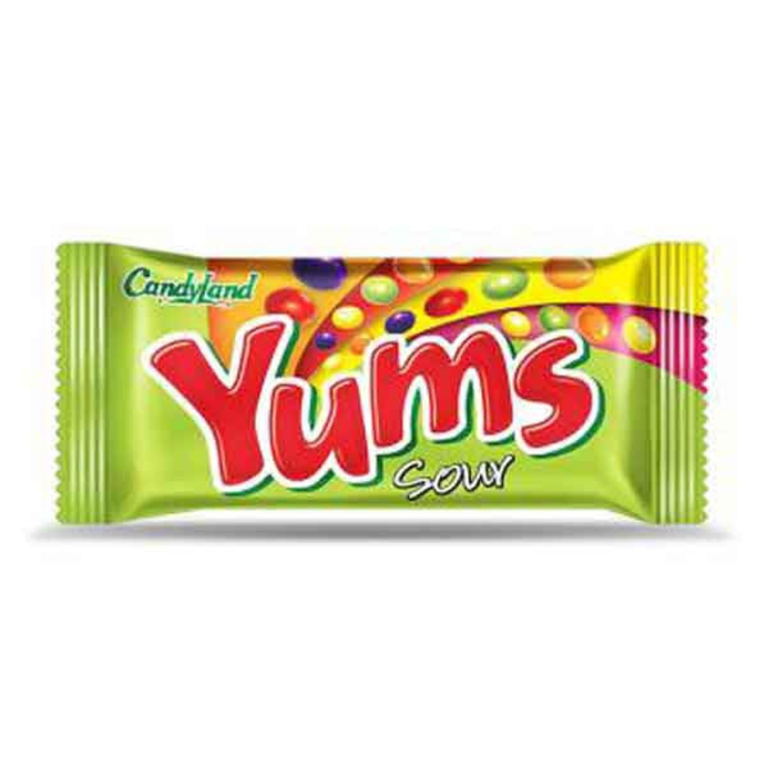 CANDYLAND YUMS FRUIT CHEW SOUR 18G